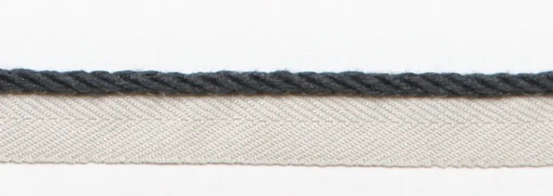 Europatex Le Lin 1/8" Micro Cord Blueberry Trim> Toile