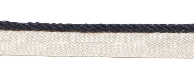 Europatex Le Lin 1/8" Micro Cord Navy Trim> Toile