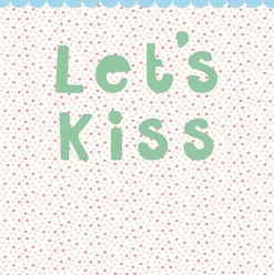 Brewster Lets Kiss Wall Mural> Novelty