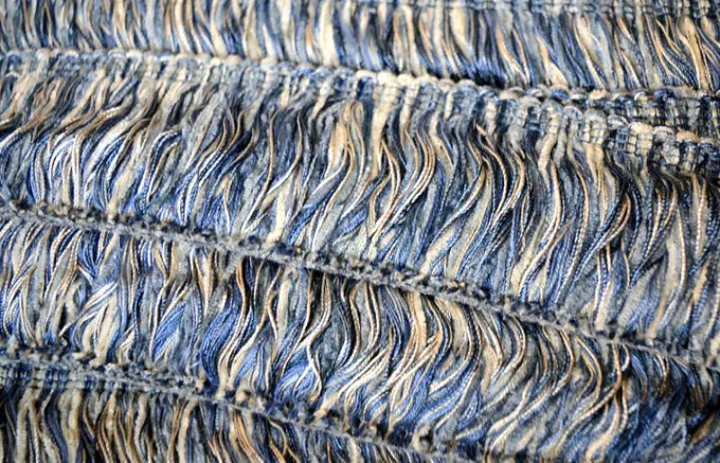 Stock/Classical Elements LF500/758 Blue White Brush Fringe Clearance