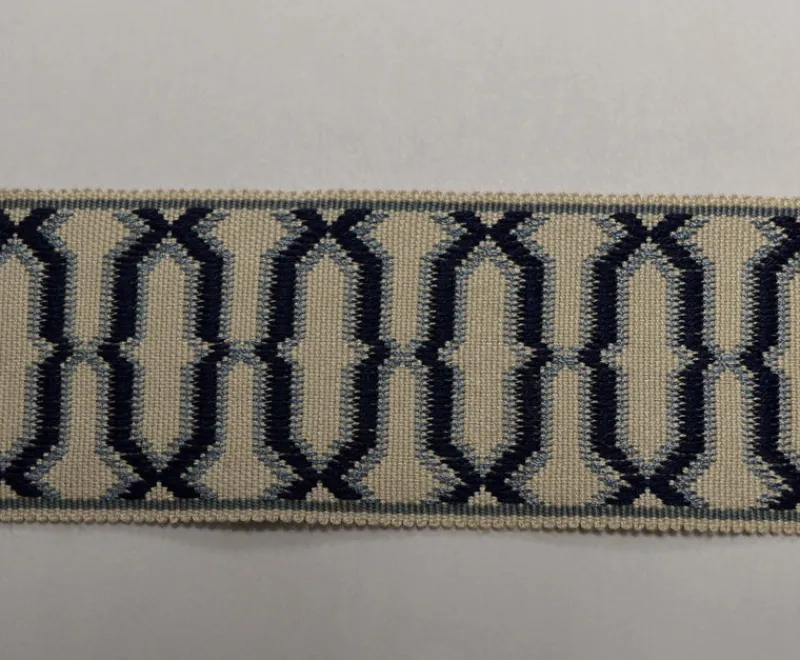 Fabricut Lizmore Indigo Trim> Toile