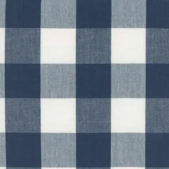 Heritage Lyme Indigo House Fabric> Plaids & Checks