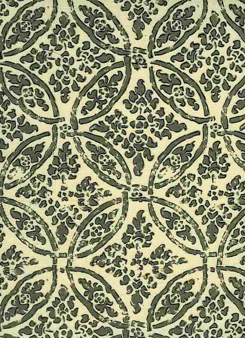 Laura Kiran Mandala Print Granite Fabric New