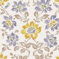 Europatex Masterpiece A Violet Fabric> Florals