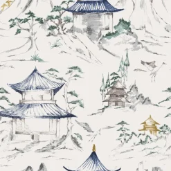 Europatex Masterpiece B Oasis Fabric> Florals