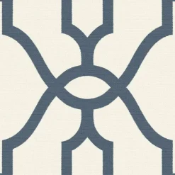 Stock/York ME1552 Federal Blue Woven Trellis Joanna Gaines Magnolia Home Wallpaper Outlet