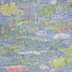 Regal Meadow Slate Fabric Sale