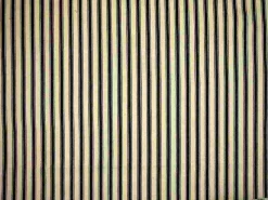 Laura Kiran Medium Ticking Black Fabric Clearance