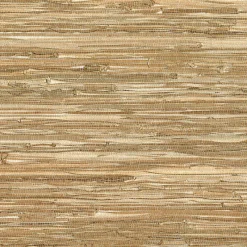 Brewster Meho Neutral Grasscloth Wallpaper> Damask, Trellis & Geometrics