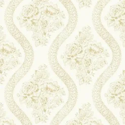 York MH1602 Coverlet Floral Wallpaper> Florals