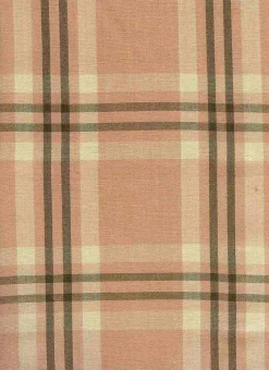 Laura Kiran Miami Plaid Blush Fabric