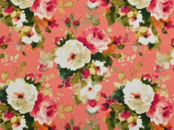 Covington Mimi 379 Coralline Fabric> Florals