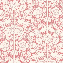 York MK1165 Fairy Tales Pink Wallpaper> Animals & Insects