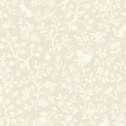 York MK1110 Fox & Hare Pink Wallpaper Online