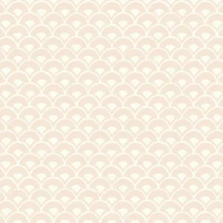 York MK1153 Stacked Scallops Pink Wallpaper> Florals