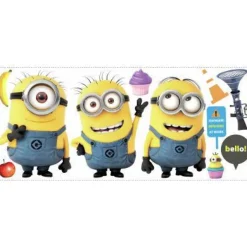 York/RoomMates Murals Despicable Me Minions 2 Giant Wall Decals Mural> Mens & Lodge
