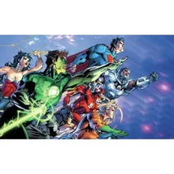 York Murals Justice League Pre-Pasted Mural> Kids