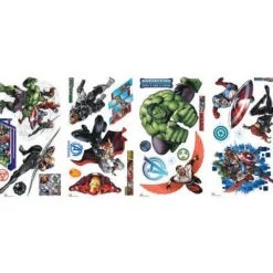 York/RoomMates Murals Marvel's Avengers Assemble Wall Decals Mural> Mens & Lodge
