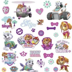 York/RoomMates Murals Paw Patrol Girl Pups Wall Decals Mural