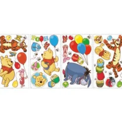 York/RoomMates Murals Pooh & Friends Wall Decals Mural New