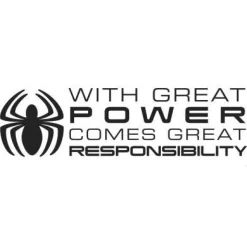 York/RoomMates Murals Spider-Man Quote Wall Decals Mural> Mens & Lodge