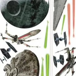 York/RoomMates Murals Star Wars Classic Ships Giant Wall Decals Mural Clearance