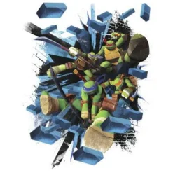 York/RoomMates Murals TMNT Brick Poster Giant Wall Decal Mural