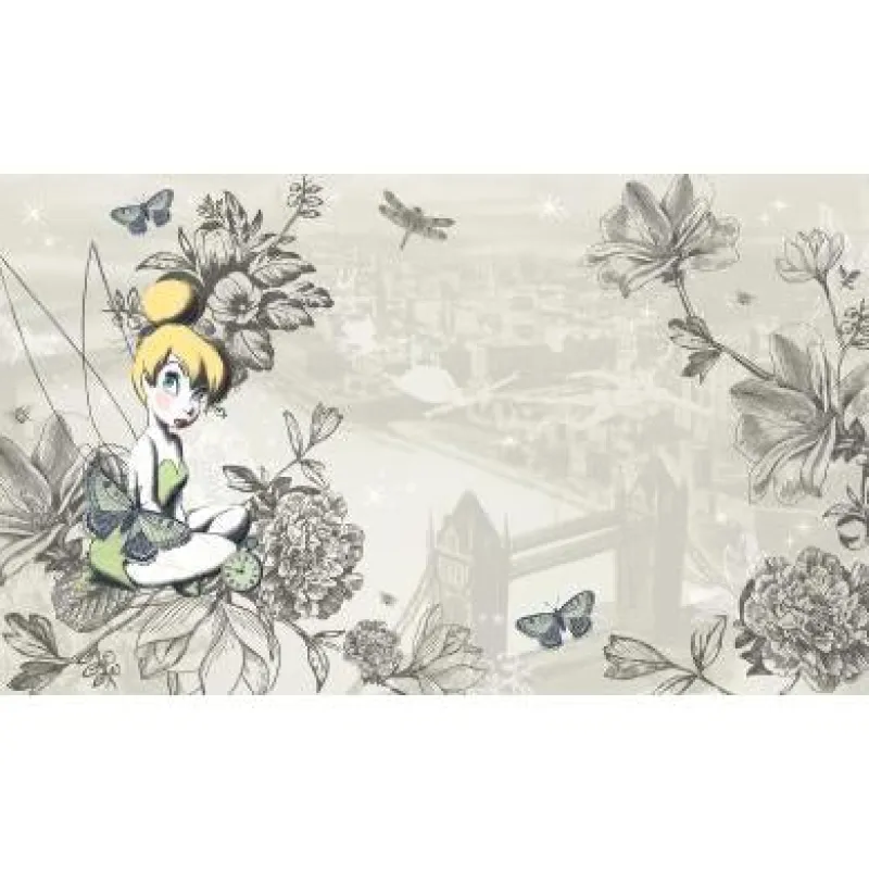 York Murals Vintage Tinker Bell Pre-Pasted Mural> Kids