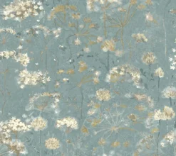 York NA0542 Blue Botanical Fantasy Wallpaper Online