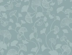 York NA0573 Blue Gingko Trail Wallpaper> Architectural