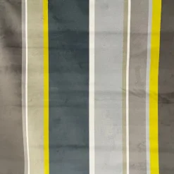 Stock/Closeout Nador Lemongrass Velvet Stripe Upholstery Fabric Sale