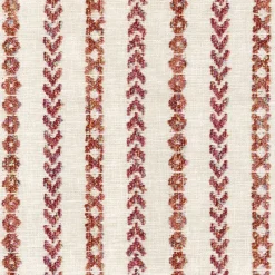 Regal Nottingham Poppy Fabric> Stripes & Chevrons