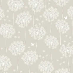 Brewster NU1651 Dandelion Taupe Peel And Stick Wallpaper Discount