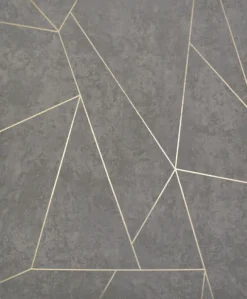 York/AV NW3502 Nazca Dark Grey/Gold Wallpaper> Florals