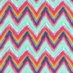 Tempo OD Gypsy Stripe Mint Fabric> Outdoor