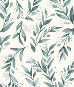York Olive Branch Weekends (Teal) Magnolia Home Vol. II Wallpaper> Architectural