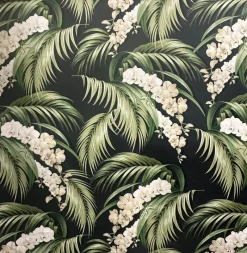 Stock/PKaufmann_inc/PKL Orchid Haven Caviar Waverly Fabric Hot