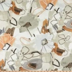 SMC Origami Garden Gingersnap Swavelle Mill Creek Fabric Clearance