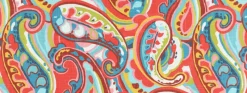 Covington Paisley Park 332 Fiesta Fabric> Paisley