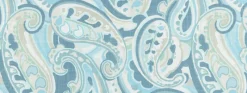 Covington Paisley Park 544 Mist Fabric> Paisley