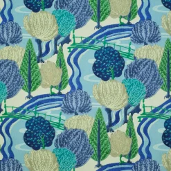 PKaufmann_inc/PK Parterre Garden Blue Sky P/Kaufmann Fabric> Toile