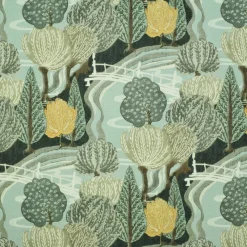PKaufmann_inc/PK Parterre Garden Vapor P/Kaufmann Fabric Sale
