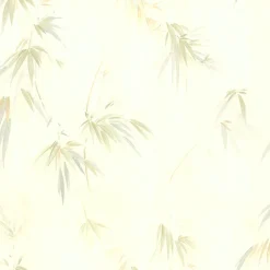 Brewster Poales Cream Bamboo Wallpaper> Damask, Trellis & Geometrics