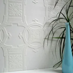 Brewster 437-RD01600 Early Victorian Paintable Textured Vinyl New