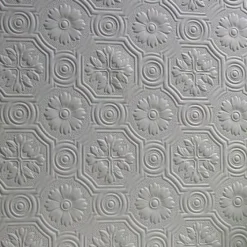 Brewster 437-RD0151 Spencer Paintable Supaglypta> Damask, Trellis & Geometrics