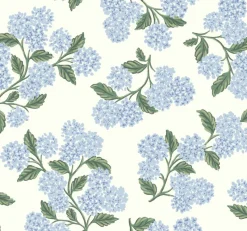 York RI5143 Blue/White Hydrangea Wallpaper> Architectural