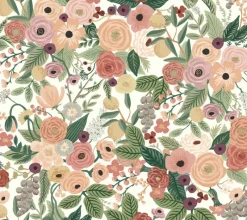 York RI5122 Burgundy Garden Party Wallpaper Discount