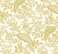 York RI5138 Gold/White Canopy Wallpaper New