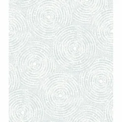 Brewster/ASP Ripple Light Blue Shibori Wallpaper