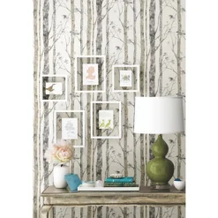 Stock/York/Roomates RMK9047WP Birch Trees Peel and Stick Wall Decor New